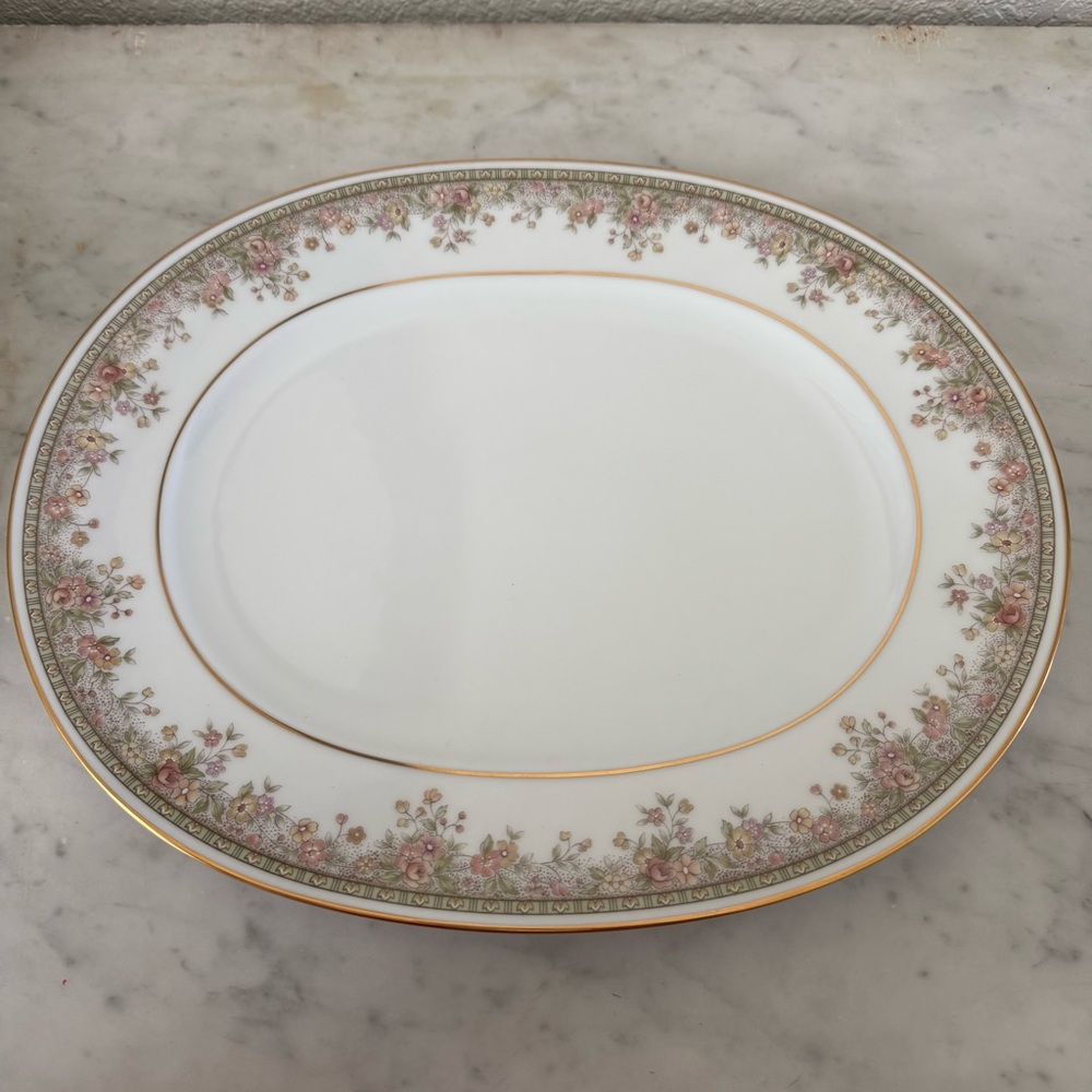 NORITAKE IRELAND MORNING JEWEL PLATTER 13โ 1/2" Inches